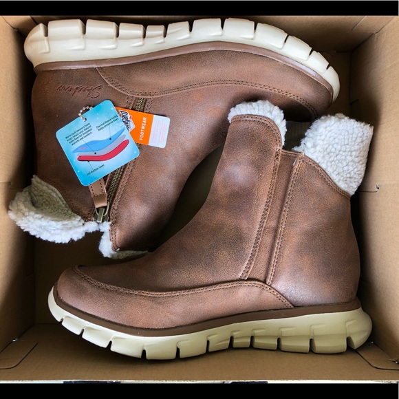Skechers  Shoes  Skechers Womens Synergy Collab Boots  Poshmark